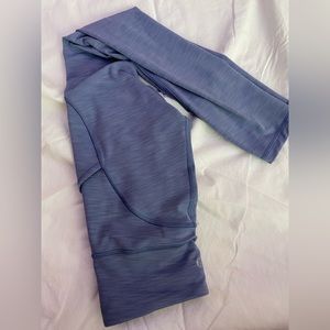 heathered water drop lululemon high rise invigorate leggings size 2